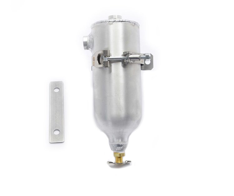 80-205 Aluminum 24 oz Round Coolant Catch Tank