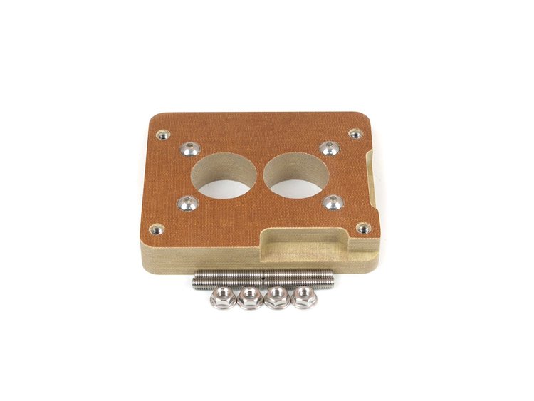 85-050 Carburetor Spacer Adapter - Phenolic Holley, 2BBL to GM Intake Manifold