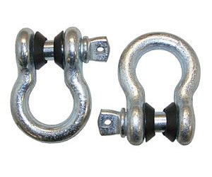 Stainless Steel D-Ring with Spacers Includes 2 D-Rings with Spacers