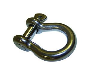 Stainless Steel D-Ring 1/pkg