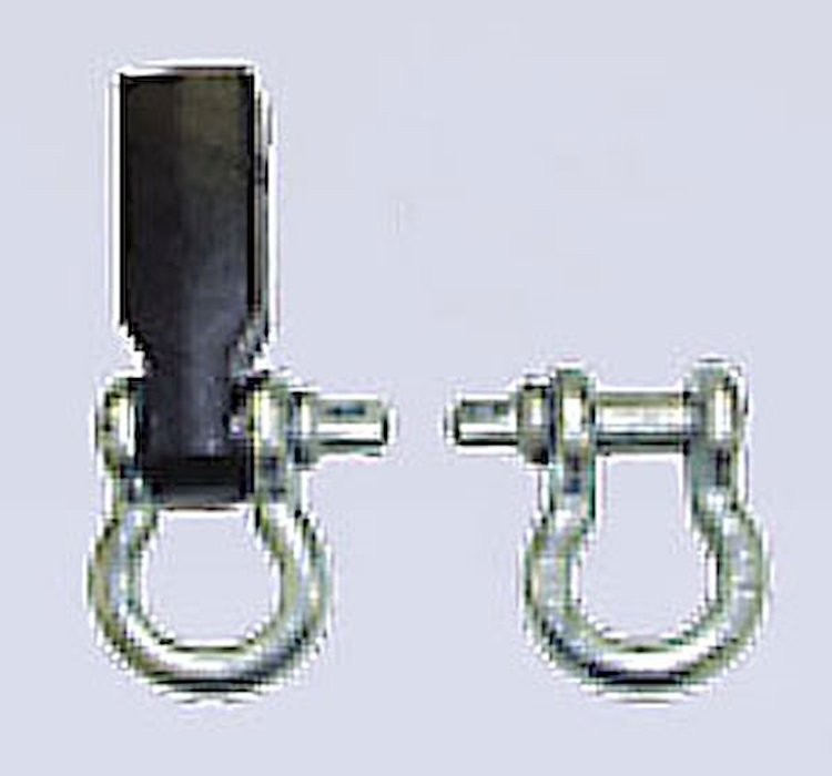 Vehicle Recovery Kit Includes 1 Receiver and 2 D-Rings
