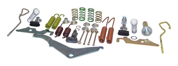 4636776 Drum Brake Hardware Kit for 1979-1988 Jeep J-20 Trucks, Includes Springs, Pins, Adjusters, and Levers