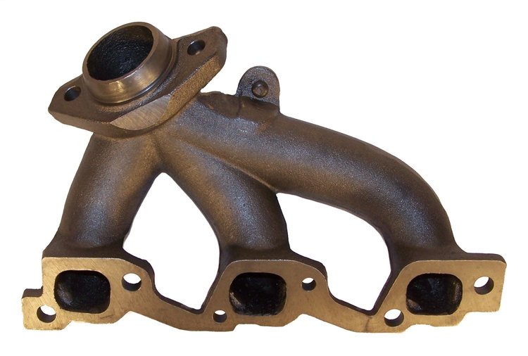 4666026AB Exhaust Manifold for 2007-2011 Jeep JK Wrangler w/ 3.8L Engine [Unpainted, Cast Iron, Right]