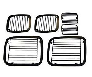 Billet Style Stone Guard Set 1987-1995 Wrangler YJ