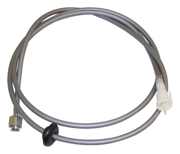 4897801AA Speedometer Cable for 1991-1993 Jeep YJ Wrangler w/o Speed Control, 78 in. Long [Gray, Metal, Rubber]