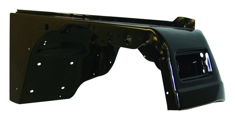 5003950AD Fender for 1997-2006 Jeep TJ Wrangler [Black, Metal, Front]
