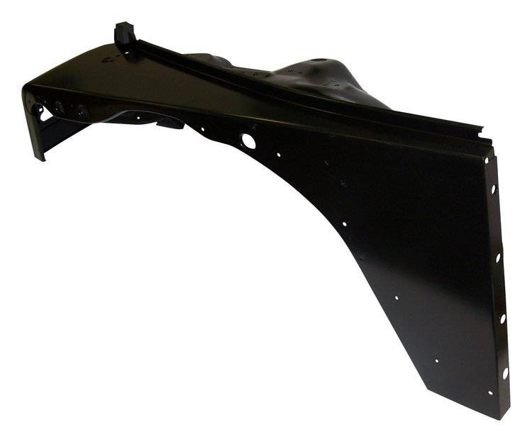 5003951AD Fender for 1997-2006 Jeep TJ Wrangler [Black, Metal, Front]