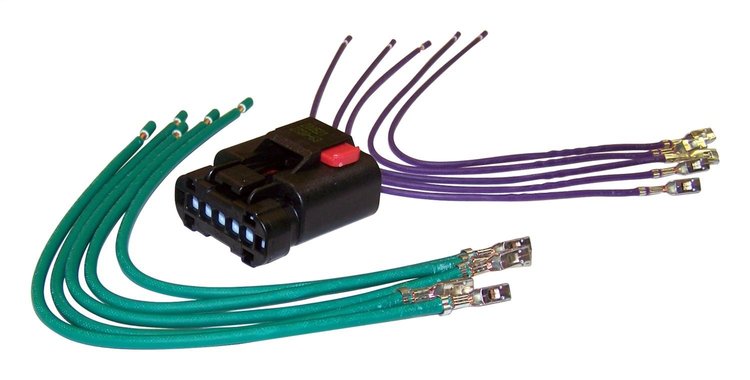5017124AC Blower Motor Resistor Repair Harness for 2004-2010 Dodge, Jeep Models