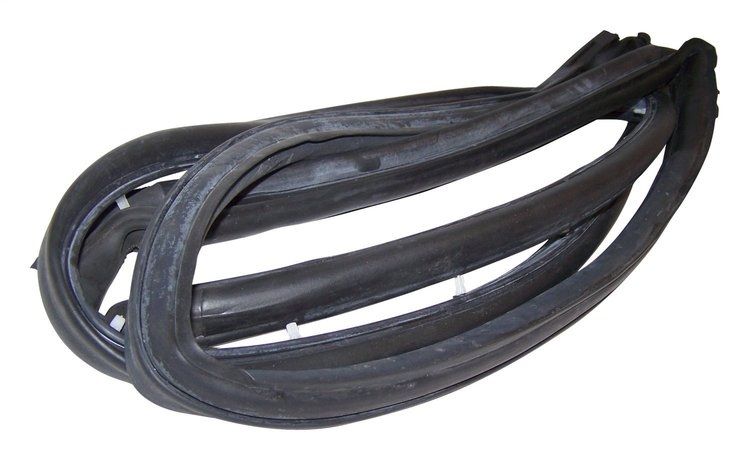 5017462AF Door Weatherstrip for 1997-2006 Jeep TJ Wrangler w/ Full Steel Doors [Black, Rubber, Front]