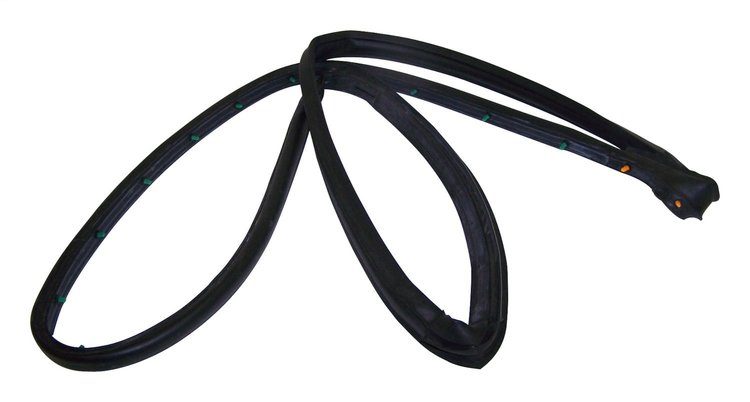 5017463AF Door Weatherstrip for 1997-2006 Jeep TJ Wrangler w/ Full Steel Doors [Black, Rubber, Front]