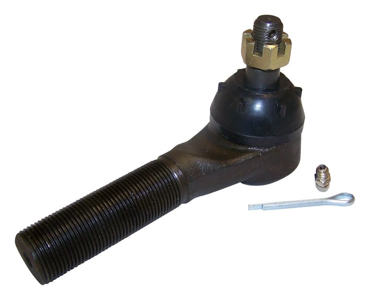 52002541 Tie Rod End for 1987-1990 Jeep YJ Wrangler, 5-1/4 in. Overall Length [Black, Rubber, Steel, Left]