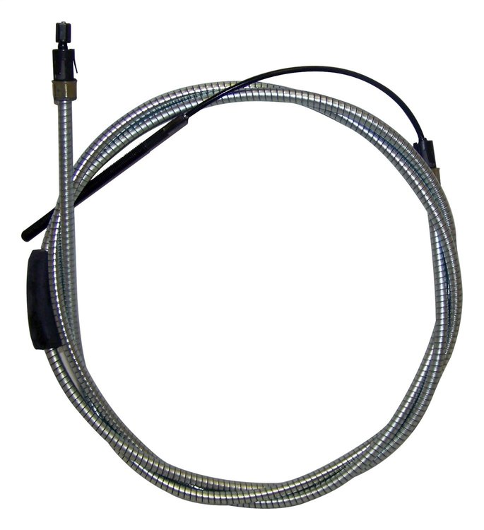 52003190 Parking Brake Cable for 1987-1992 Jeep MJ Comanche w/ 7' Bed, 109 in. Long [Black, Plastic, Rubber, Steel, Front]