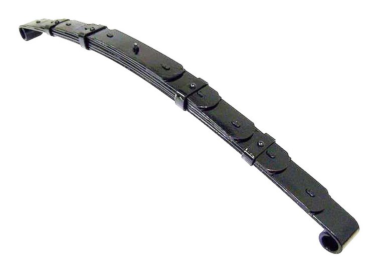 52003449 Leaf Spring Assembly for 1987-1995 Jeep YJ Wrangler, Bushings Not Included [Black, Steel, Rear]