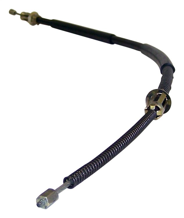 52004707 Parking Brake Cable for Jeep 1990 YJ Wrangler, 34-1/8 in. Long [Black, Plastic, Rubber, Steel, Rear]