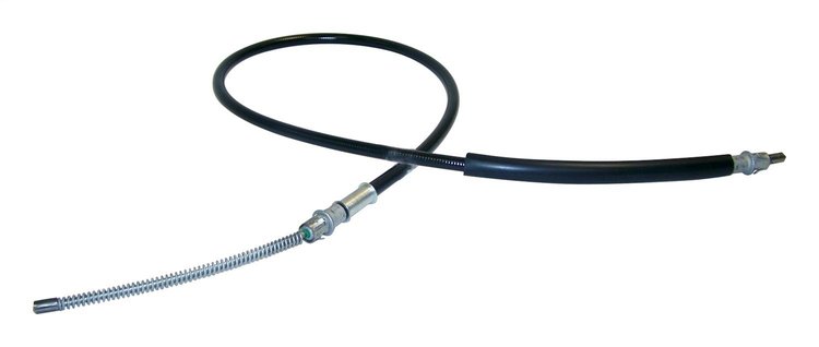 52006380 Parking Brake Cable for 1990-1992 Jeep MJ Comanche, Left or Right [Black, Plastic, Rubber, Steel, Rear]
