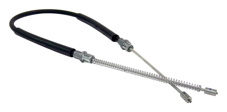 52007523 Parking Brake Cable for 1991 to 1995 Jeep YJ Wrangler, 39.5 in. Long [Black, Unpainted, Plastic, Rubber, Steel, Rear]