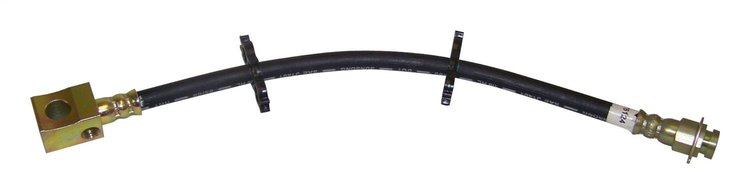 52007562 Brake Hose for Rear Brake Hose (From Body to Rear Axle) 1992-2001 Jeep XJ Cherokee [Black, Zinc, Metal, Rubber, Rear]