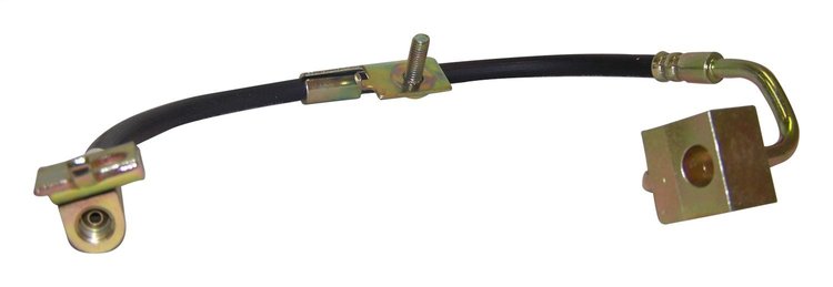 52008391 Brake Hose for 1997-2006 Jeep TJ Wrangler [Black, Zinc, Metal, Rubber, Rear]