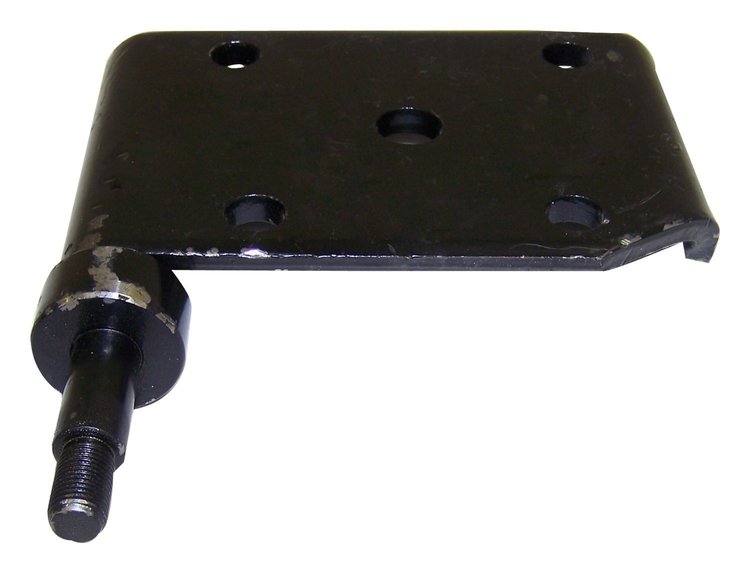 52040407 Leaf Spring Plate for 1987-1995 Jeep YJ Wrangler [Black, Steel, Front]