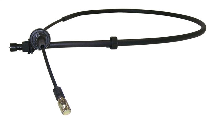 52079382 Throttle Cable for 1991 to 1995 YJ Wrangler w/ 2.5L, 4.0L Engines [Black, Plastic, Rubber, Steel]