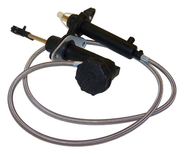 52104113 Clutch Hydraulic Assembly for 1994-1995 Jeep YJ Wrangler w/ LHD, w/ 2.5L, 4.0L, Includes Clutch Master Cylinder