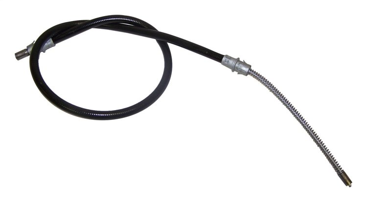 52128073 Parking Brake Cable for 1997-2001 Jeep XJ Cherokee [Black, Unpainted, Plastic, Rubber, Steel, Rear]