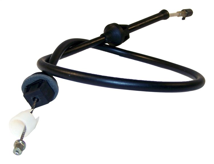 53005206 Throttle Cable for 1987-1990 Jeep YJ Wrangler w/ 2.5L EFI Engine, 29 in. Length [Black, Plastic, Rubber, Steel]