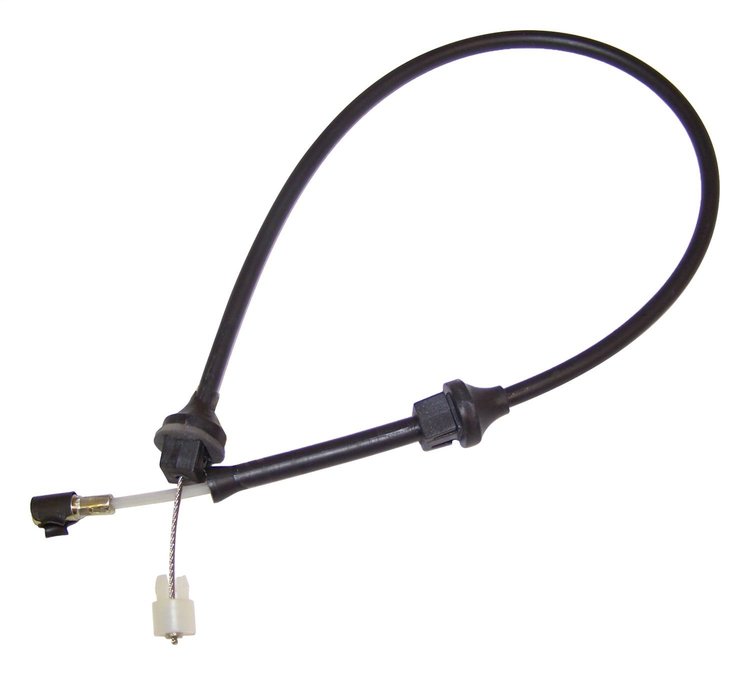 53005207 Accelerator Cable for 1987-1990 YJ Wrangler w/ 4.2L Engine [Black, Plastic, Rubber, Steel]