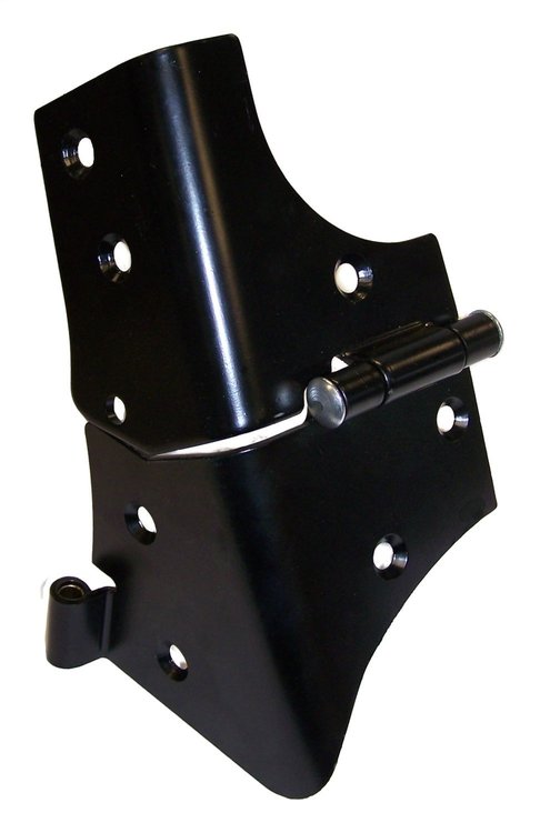 55075702AH Windshield Hinge for 1997-2006 Jeep TJ Wrangler [Black, Steel, Right]