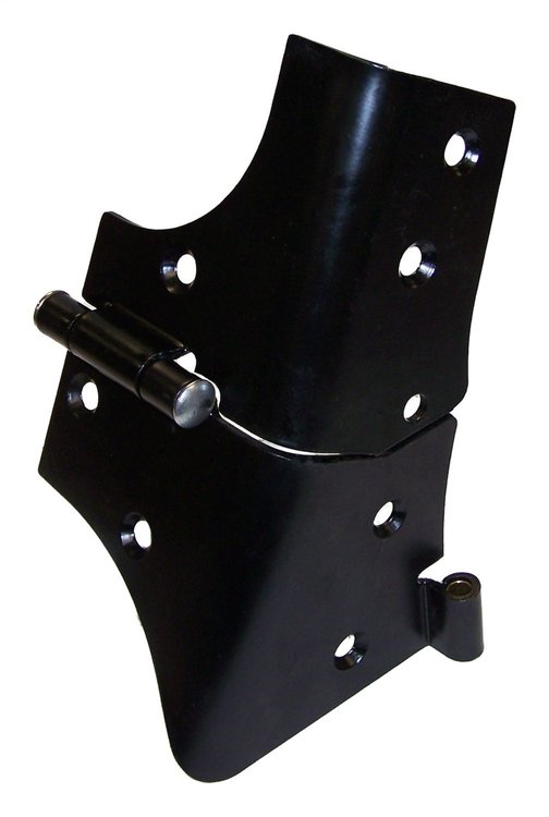 55075703AH Windshield Hinge for 1997-2006 Jeep TJ Wrangler [Black, Steel, Left]