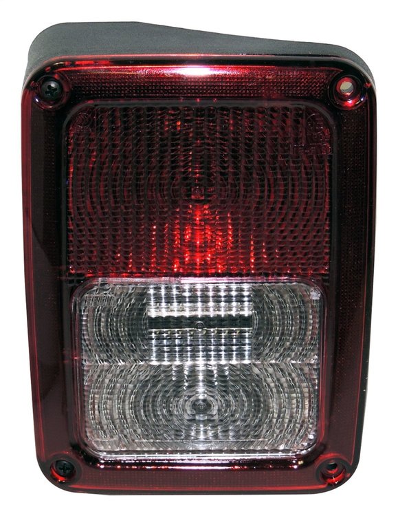 55078147AC Tail Light for 2007-2018 Jeep JK Wrangler (Export Only), Includes Lamp, Bulbs, and Wire Harness
