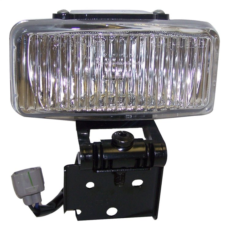 55155313 Fog Light for 1997-1998 Jeep ZJ Grand Cherokee [Black, Clear, Glass, Metal, Front]