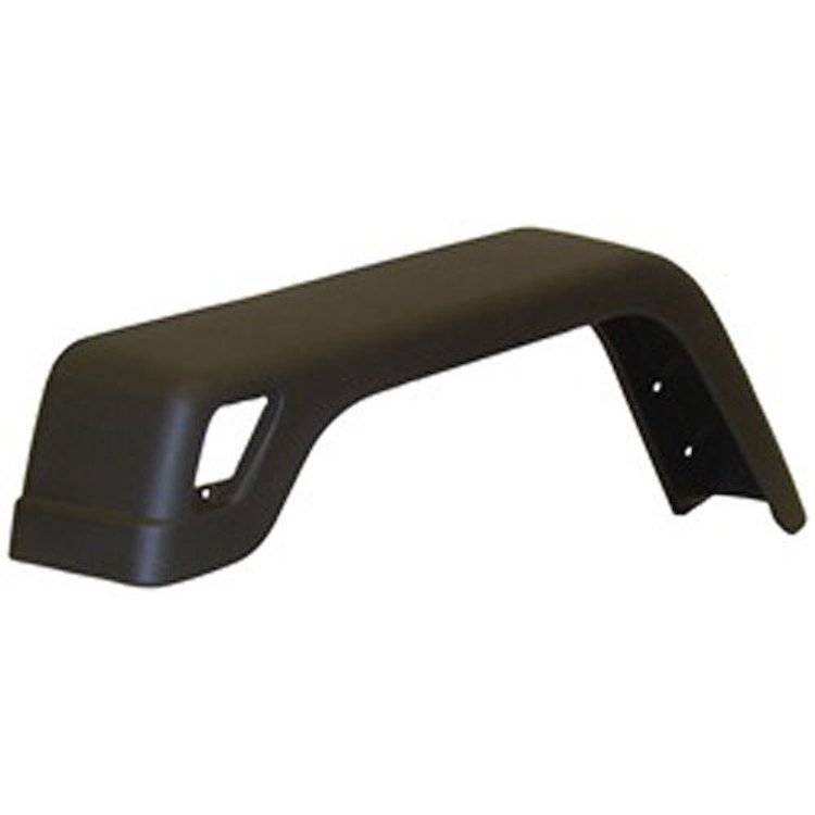 55254918-7 Fender Flare for Select Jeep Wrangler JK [Front Right, Wide, Flat Black]