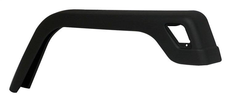 55254918 Fender Flare for 1997-2006 Jeep TJ Wrangler w/o Sahara or Rubicon Package, 3.75 in. Overall Width, Textured Black