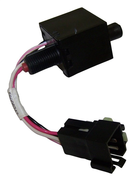56006247 Brake Light Switch for 1991-1995 Jeep YJ Wrangler [Black, Copper, Plastic, Steel]