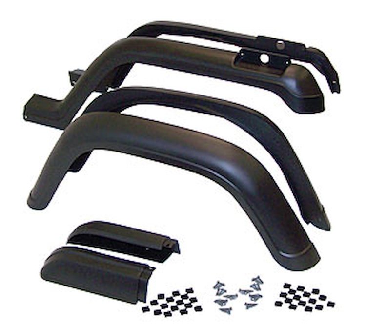 5AHK-6 Factory Style Fender Flares 1987-1995 Wrangler for 1987-1995 Wrangler