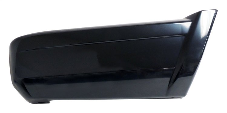 5DY08TZZ Bumper End Cap for 1997-2001 Jeep XJ Cherokee, Flat Black Finish [Black, Plastic, Rear]