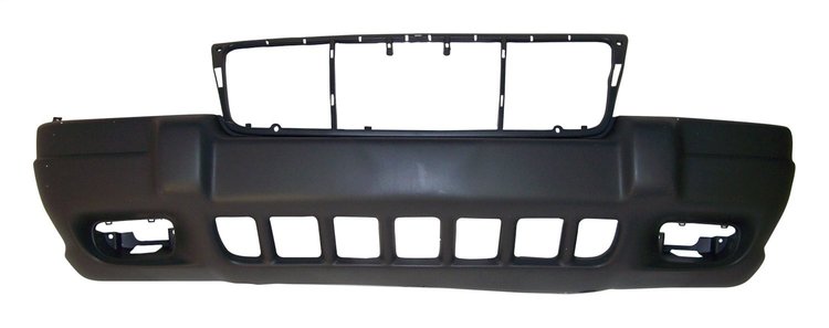 5FN29HS5 Fascia for Various 1999-2001 Jeep WJ Grand Cherokees w/ Laredo Package w/ Fog Lamps, Gray Textured