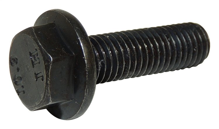 6102037AA Sway Bar Bracket Bolt for 1997-2006 Jeep TJ Wrangler [Black, Steel, Front]