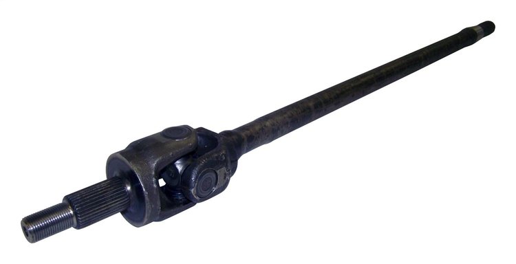 68004080AA Axle Shaft Assembly for 2007-2012 JK Wrangler w/ Dana 30 Front Axle, Includes Inner Axle Shaft, Stub Shaft