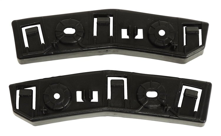 68138374K Fascia Bracket Set for 2014-2018 Jeep KL Cherokee [Black, Plastic, Front]