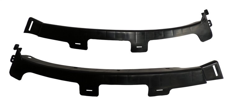 68144224K Fascia Bracket Set for 2014-2016 Jeep WK Grand Cherokee w/o SRT [Black, Plastic, Front]