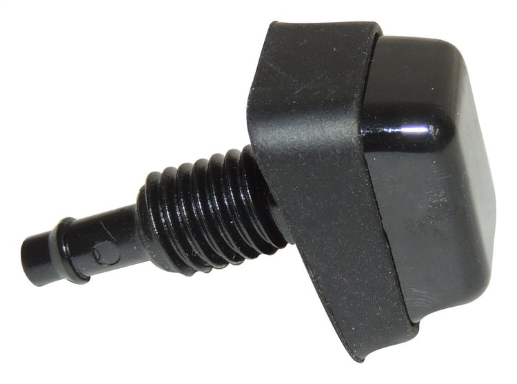68293253AA Liftglass Washer Nozzle for 2018+ Jeep JL Wrangler w/ Hard Top [Black, Plastic, Rear]