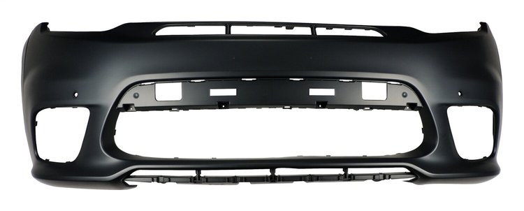 68335438AC Fascia for 2017-2021 Jeep WK Grand Cherokee w/o SRT or Trackhawk Package [Unpainted, Plastic, Front]