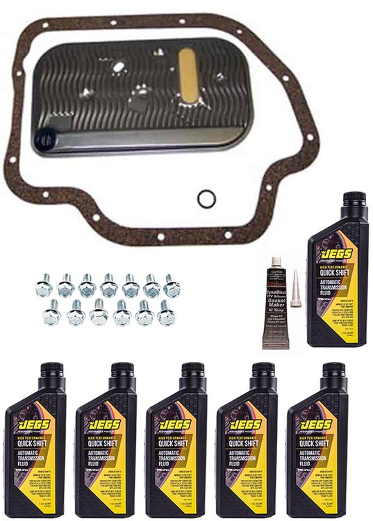 83300077K Transmission Filter and Pan Gasket Package for Select 1965-1979 Jeep CJ-7, SJ, J-Series Models w/GM TH400 Transmission