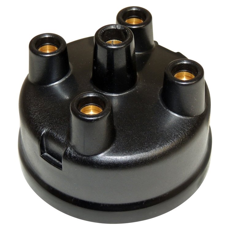923068CAP Distributor Cap for Crown Distributors, Replaces Part #s 923068 or 923068E. Fits 1941-1971 Jeep MB, CJ-2A, 3A, 3B, 5