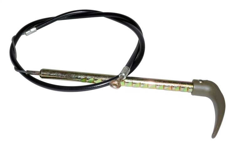 A1242 Emergency Brake Cable And Handle, 1941-1943 Willys MB