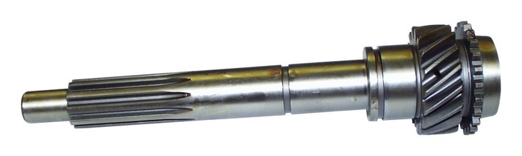 A5554 Input Shaft for 1941-1945 Jeep MB w/ T84 Transmission, 8-13/16 in. Long, S24 - L17 Teeth [Unpainted, Metal]