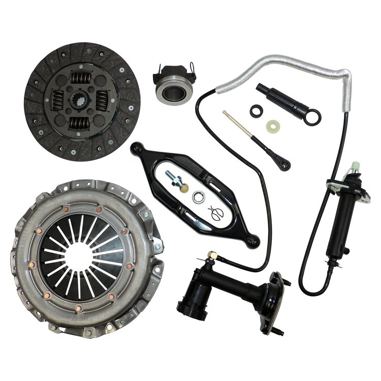 CMK12 Clutch Master Kit for 1997-2000 Jeep TJ Wrangler LHD w/ 2.5L Engine [Black, Rubber, Semi-Metallic, Steel]