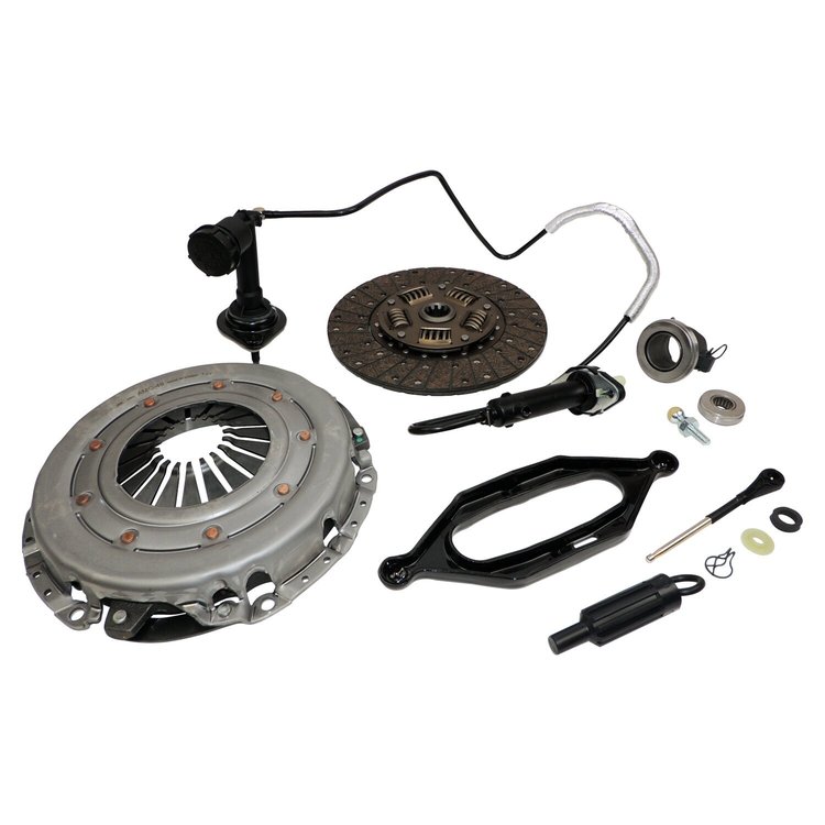 CMK16 Clutch Master Kit for 1997-1999 Jeep TJ Wrangler LHD w/ 4.0L Engine [Black, Unpainted, Rubber, Semi-Metallic, Steel]